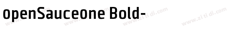 0penSauce0ne Bold字体转换